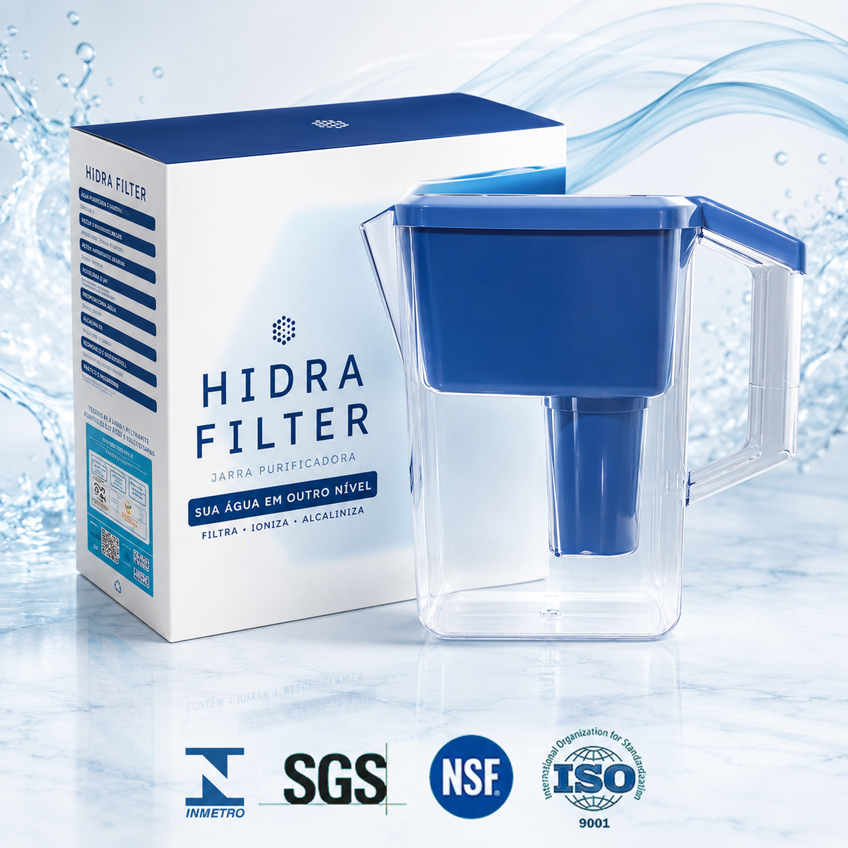 Hidra Filter — jarra purificadora 1,5 L