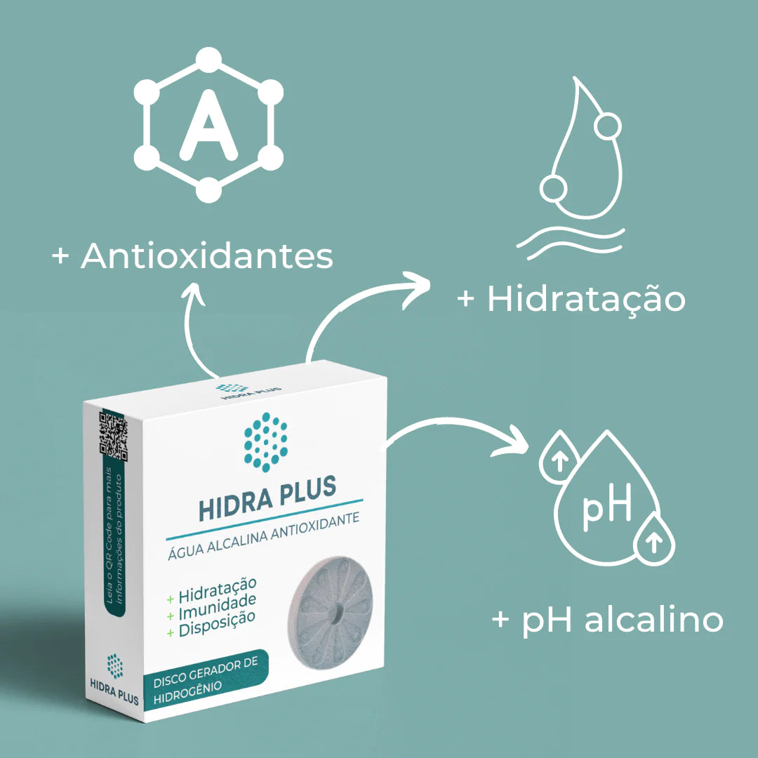 Hidra Plus - Disco Gerador de Hidrogênio